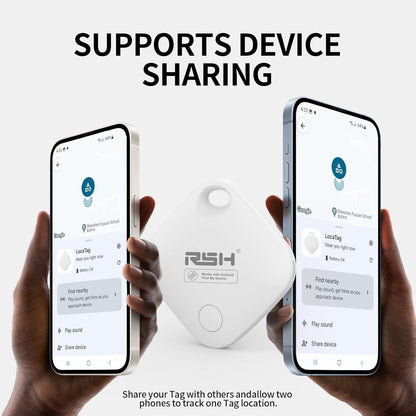 Air Tracker Tag for Android 4 Pack Luggage Tracker Tags Works with Google Find Hub App, Bluetooth Tracker Key Finder and Item Locator for Luggage, Backpack, Suitcases, Replaceable Battery