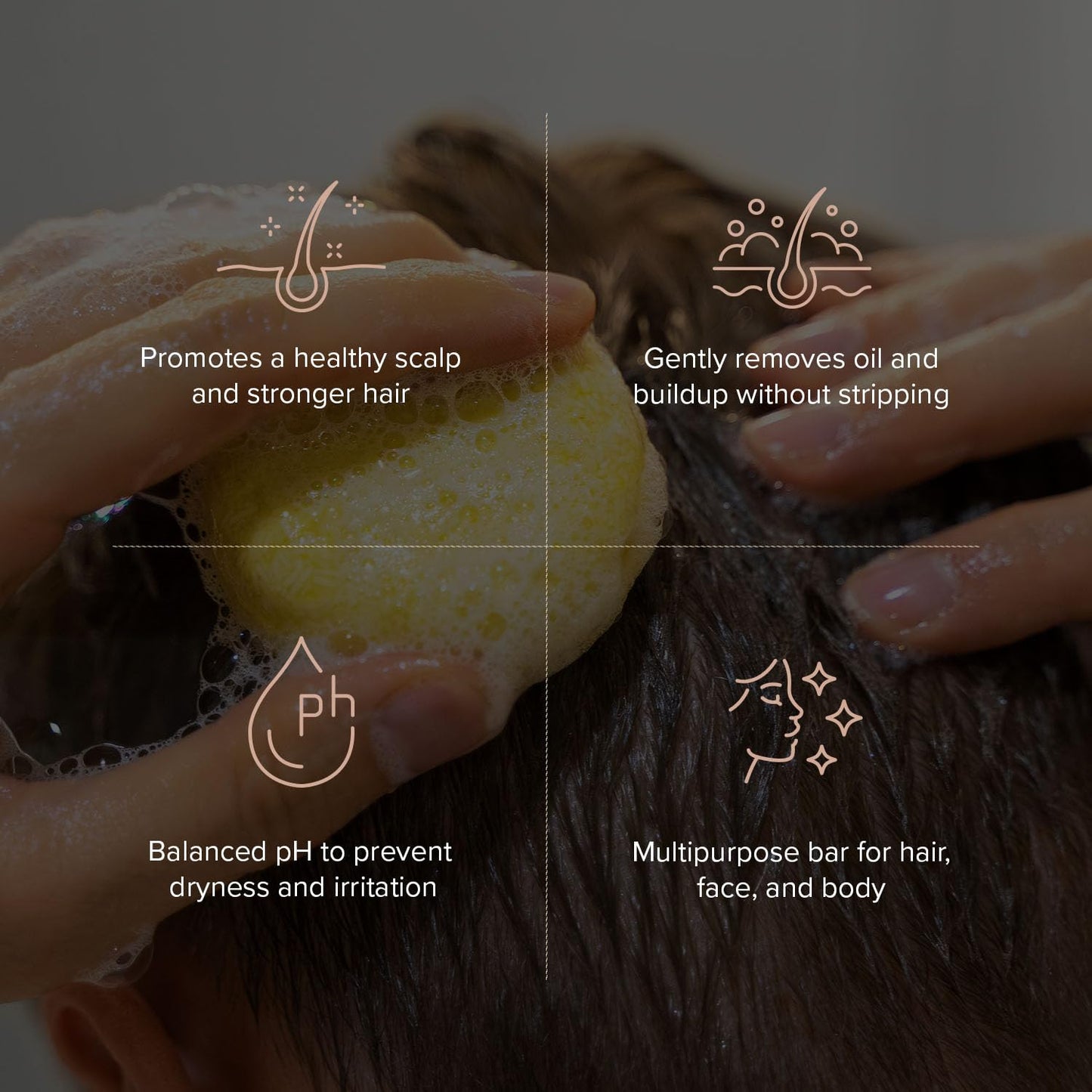 Maka Nature Low-Carbon Shampoo Bar | Korean K-Beauty Haircare with Natural Ingredients for Scalp & Hair Types | Vegan, Eco-Friendly, pH balanced, 3.35oz (Geranium)