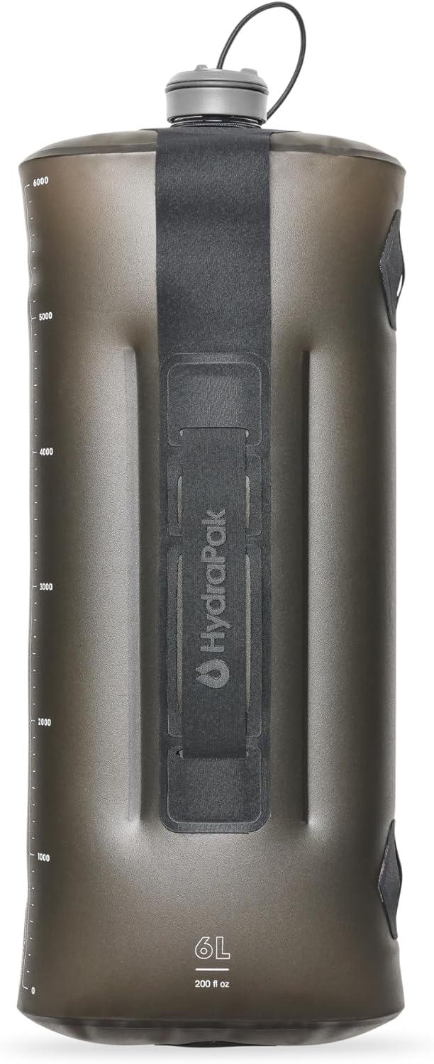 HydraPak Seeker - Collapsible Water Storage (6 Liter)- BPA & PVC Free Camping Hydration Reservoir Bag