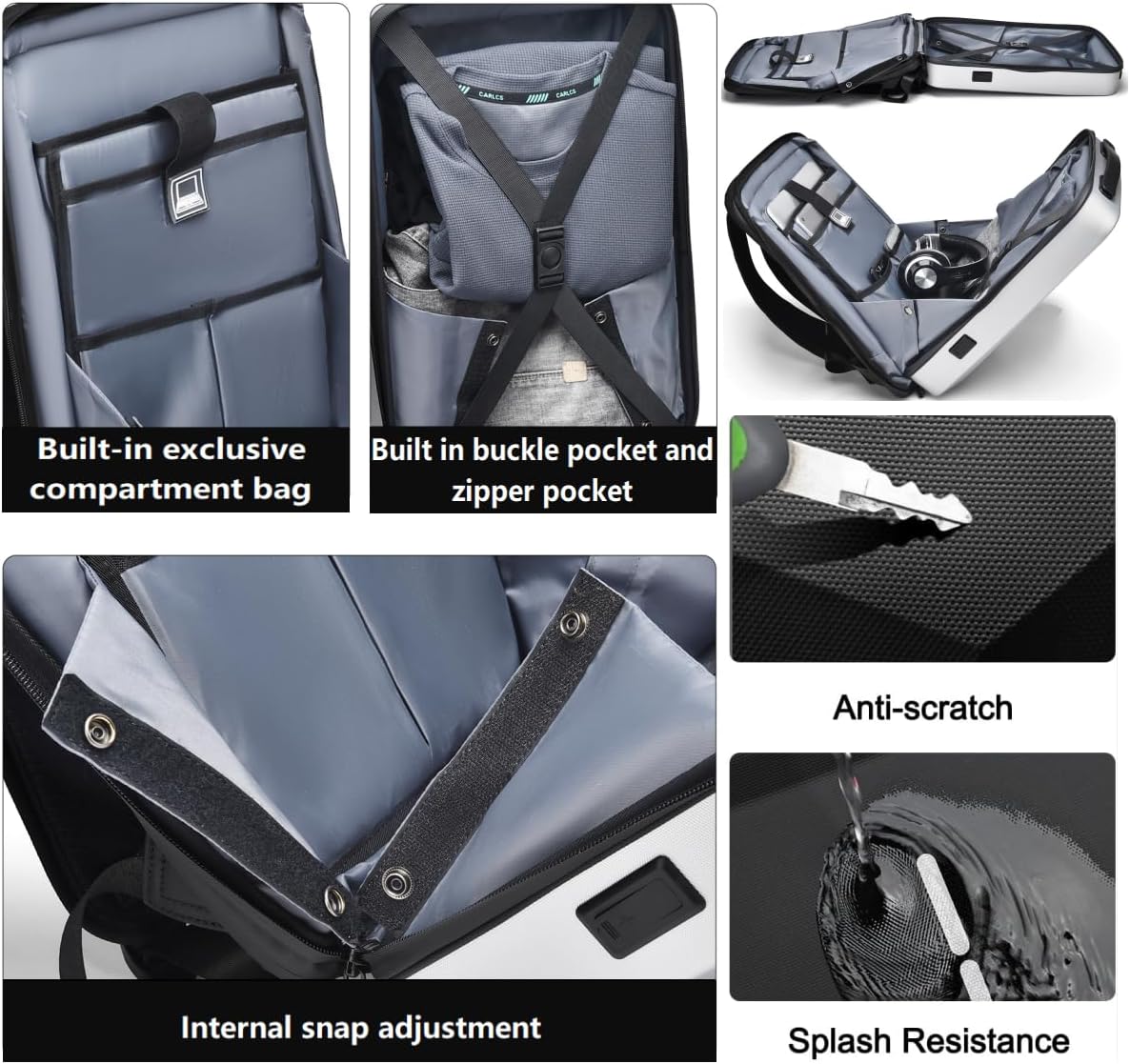 Starlink Mini Travel Bag, Anti-theft & Water-resistant Backpack for Starlink Dish and All Accessories, Fits for Camping, RV Trip 17 Inch