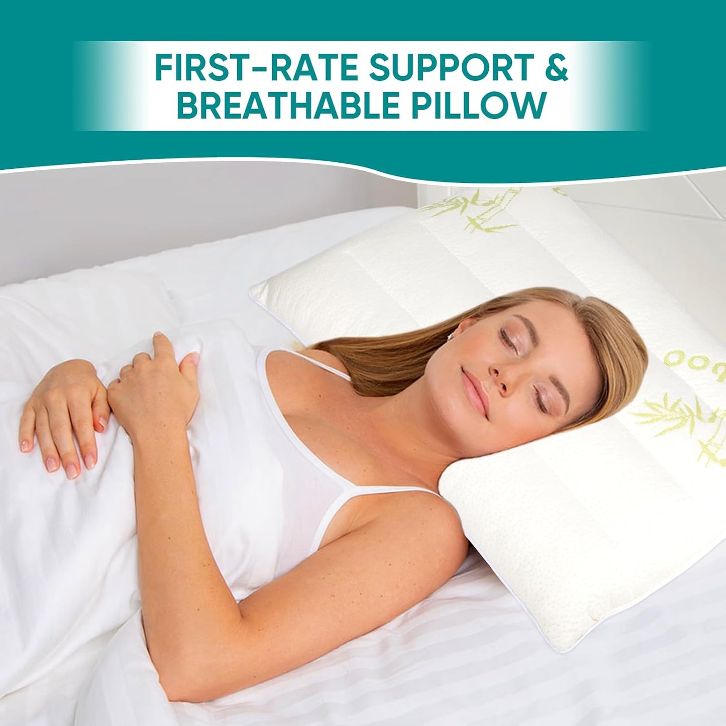 MINUPWELL Ultra Thin Pillows, Flat Pillows for Sleeping Thin, 7D High Support 2.5 inch Height Slim Bed Pillows for Stomach Sleeper, Standard Size -18x26 in - Rayon Derived from Bamboo