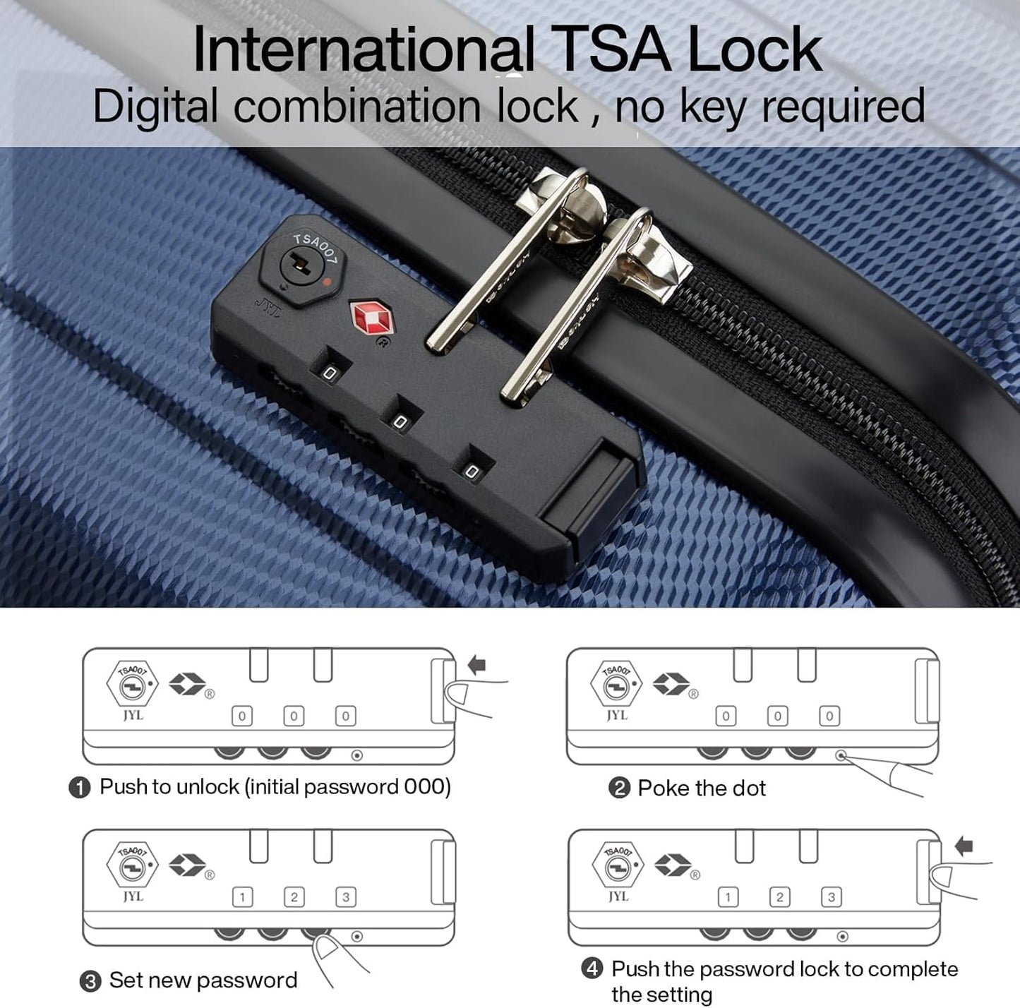 Hanke 16 inch Underseat Carry on Suitcases with Wheels,Lightweight Hard Shell Carry on Luggage with Wheels for Weekender, Small Suitcase,Travel Luggage Christmas Gifts for Birthday （Dark Blue）