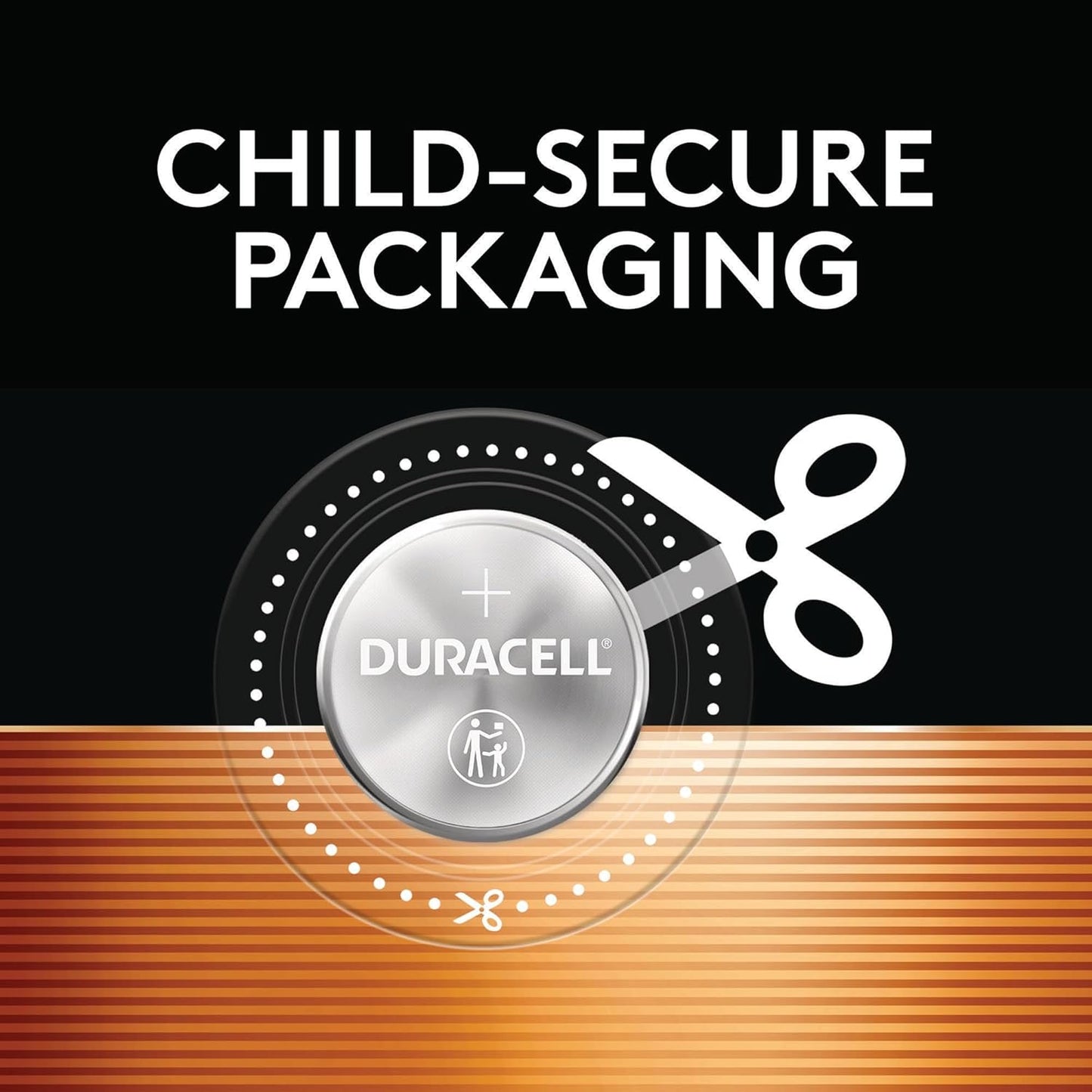 Duracell 2032 Lithium Battery, 9 Count (Pack of 1), Child Safety Features, Compatible with Key Fob, Tea Light Candles and Other Devices, CR2032 Battery