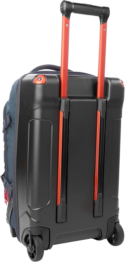 Eddie Bauer Expedition Rolling Duffel Bag with Wheels | Travel | Carry-On | Luggage | Rugged | Durable - Storm, 22"
