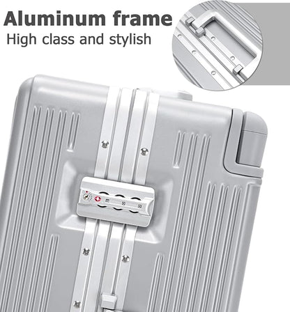 feilario 20" Aluminium Frame Hardside PC Carry on Luggage - Image 5