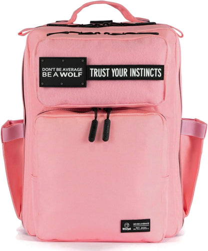 WOLFpak 15L Backpack - Knockout Pink - Slim Everyday Carry Backpack for Men & Women, Water-Resistant Minimalist Daypack for Laptop & Travel