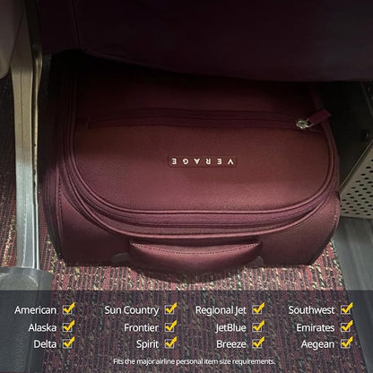 Verage Underseat Carry On Luggage - Image 3