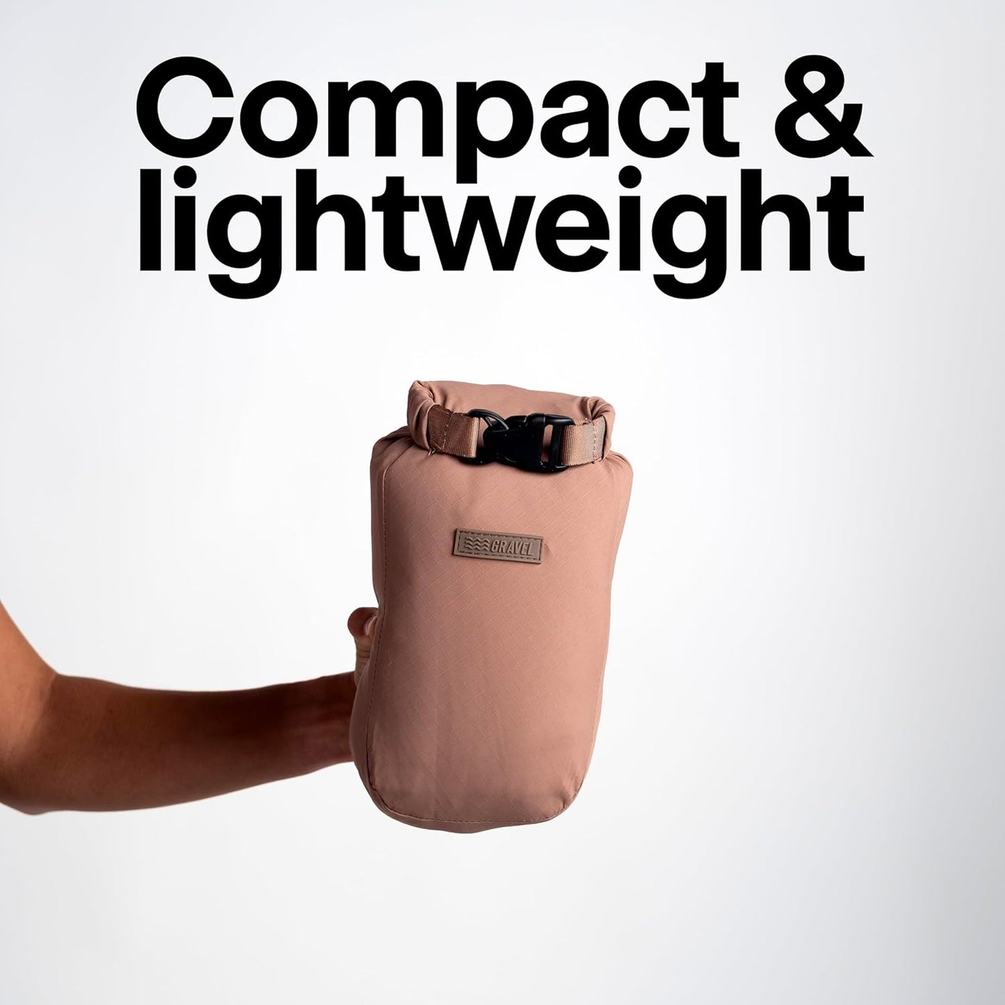 Gravel Layover Blanket – Compact, Down Alternative, 66" x 40", Designed in USA