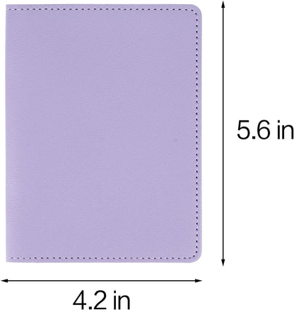 2 Pack Passport covers and Vaccine Card Holder PU Leather Passport Wallet Vaccine Case Protector Slot Travel Passport Wallets for Women & Men (Color 1)