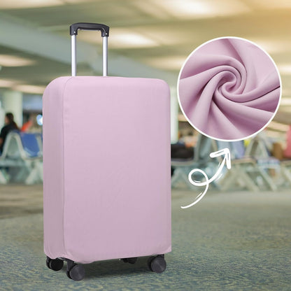 PATIKIL Luggage Cover, Suitcases Covers Elastic Carry on Cover Protector Washable Scratch-Resistant Fits 19-21 Inch Luggage for Travel Business Trips, Lavender Purple