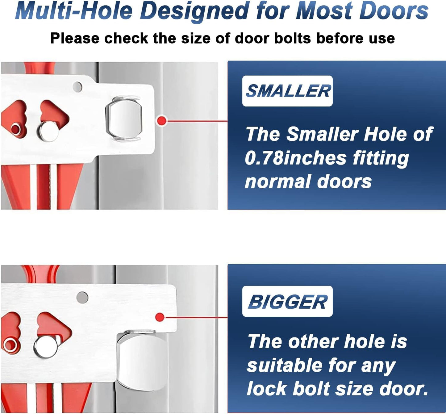 KERUI Upgraded Door Stop Alarm with Portable Door Lock 120 dB Travel Door Stopper Door Wedge Alarm with 3 Levels Sensitivity for Hotel, Home, Apartment