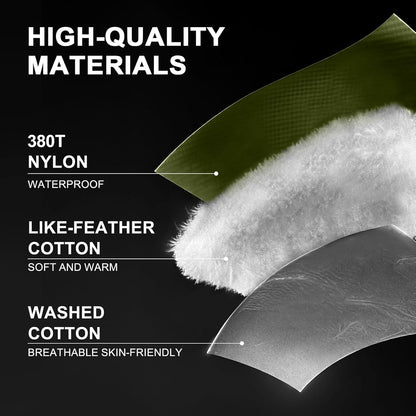 Ultralight Warm Weather Sleeping Bag - Portable, Waterproof, Compact Lightweight, Comfort with Compression Sack - Great for Outdoor Camping, Backpacking & Hiking