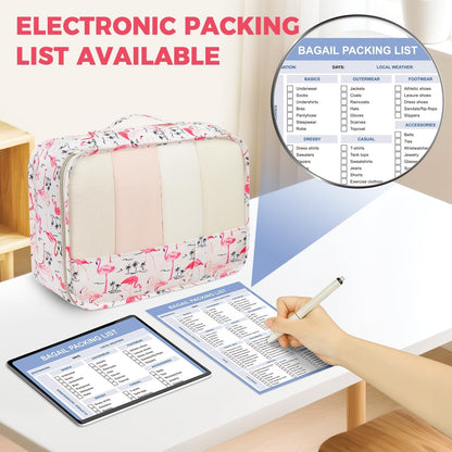 BAGAIL 9 Set Packing Cubes Luggage Packing Organizers for Travel Accessories