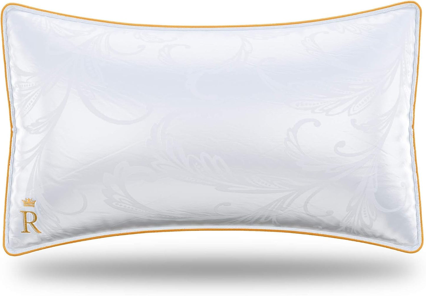 Royal Therapy King-Size Professional Hotel Pillow (Pack of 1) - A Set of Premium Plush Gel Microfiber Down Alternative Hypoallergenic Bed Pillows for Your Bedroom - Side, Stomach & Back Sleepers