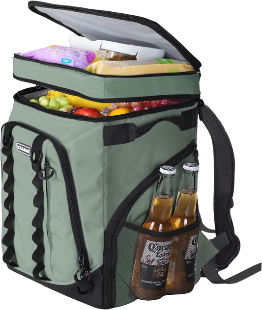 Beach Cooler Backpack for Men 36cans Insulated Backpack Cooler Lunch Bag for Women Camping Hiking Picnic Travel for 18 Hours Cooling 30L