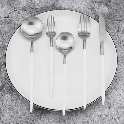Gugrida 20-Piece 18/10 Stainless Steel Flatware Silverware, Luxury Dinnerware - Image 7