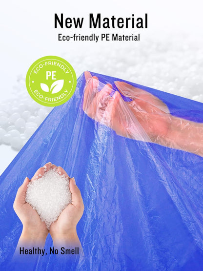 SaphiRose Disposable Rain Ponchos Emergency Clear Poncho