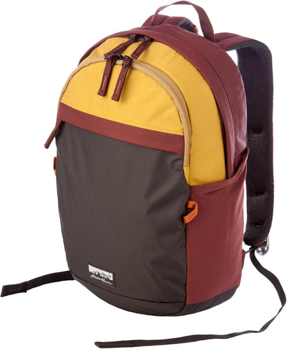 Eddie Bauer 20L Venture Backpack, Hydration and Laptop Compatible Daypack, Redwood/Antique Gold