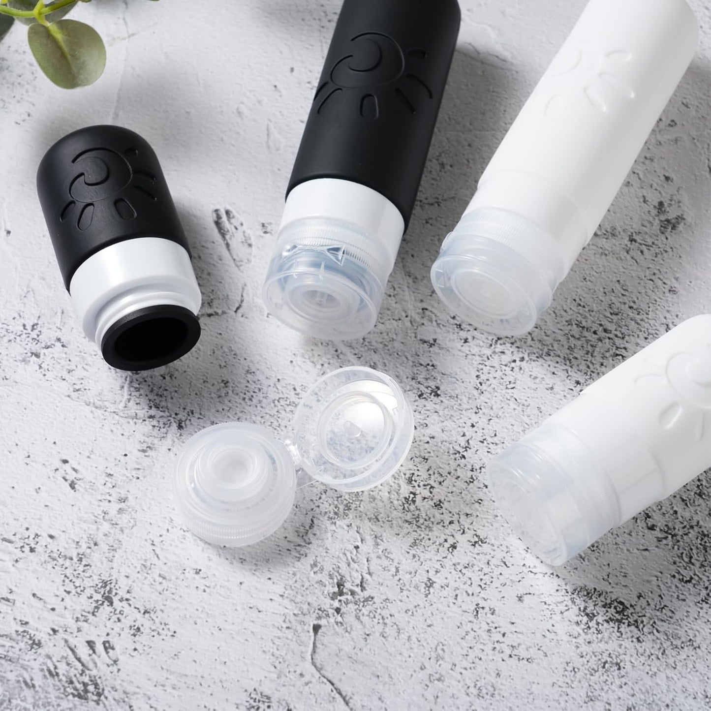 18 Pack travel Bottles for Toiletries, TSA Approved Silicone Travel Containers Leak Proof Refillable Travel Accessories for Shampoo Conditioner Lotion Body Wash(Multicolored G)