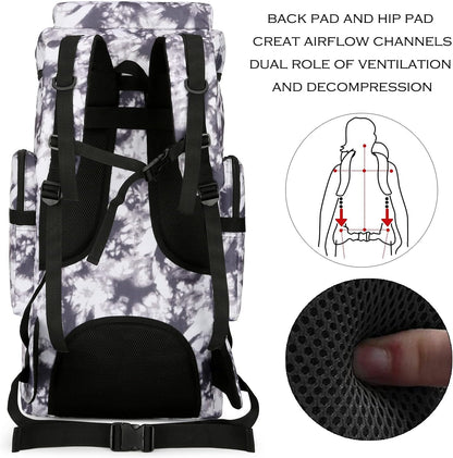 Hiking Backpack for Men 70L/100L Camping Backpack Military Rucksack Molle 3 Days Assault Pack for Climbing