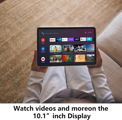 2025 Android 15 Tablet, 12GB+64GB+1TB Expand, 10 Tablet Productivity Bundle with Keyboard Case, Stylus Pen, Octa-core CPU, Dual Camera, WiFi6, 6000mAh Battery+18W Fast Charge, Support Face Unlock