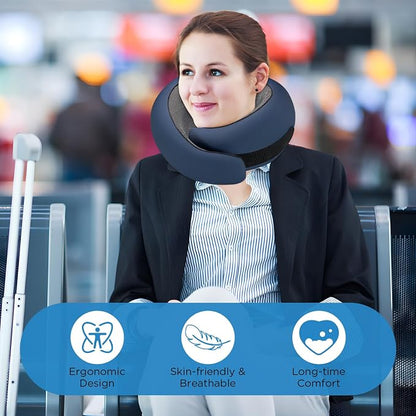 Neck Pillow Airplane, 100% Pure Memory FoamTravel Neck Pillow Travel Neck - Image 6