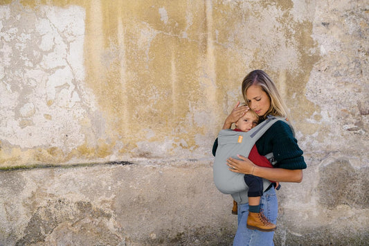 Beco Baby Carrier Toddler Carrier with Extra Wide Seat, 100% Cotton Toddler Carrying Backpack Style and Front-Carry, Lightweight & Breathable Child Carrier, 20-60 lbs (Grey)