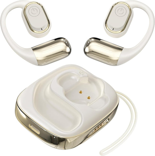 Ai Translation Earbuds Real Time, 3-in-1 Language Translator Earbud 144 Languages Wireless Translation Earbuds, Fit iOS and Android, Wireless Headphones for Travel Business Learning (White)