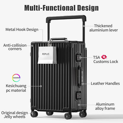 Aluminium Frame Checked-Luggage - Image 2