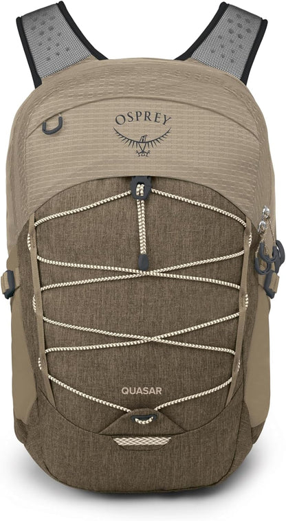Osprey Quasar 26L Commuter Backpack, Alpaca Tan/Latte Brown Heather