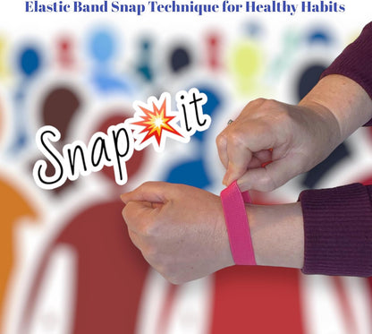 AcuBalance Motion Sickness Bracelets – Comfortable Waterproof Acupressure Band for Natural Nausea Relief, Ideal for Travel (Pair), Pink (Medium 7")