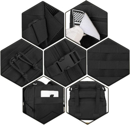 QT&QY 45L Military Tactical Backpacks For Men Camping Hiking Trekking Daypack Bug Out Bag Lage MOLLE 3 Day Assault Pack