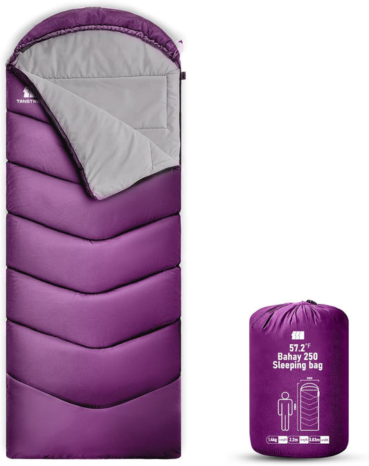 Sleeping Bags for Adults Cold Weather,Portable, Waterproof,Lightweight Camping Sleeping Bag for Tall Girls Boys with Compression Sack for Warm Camping, Hiking, Outdoor & Indoor
