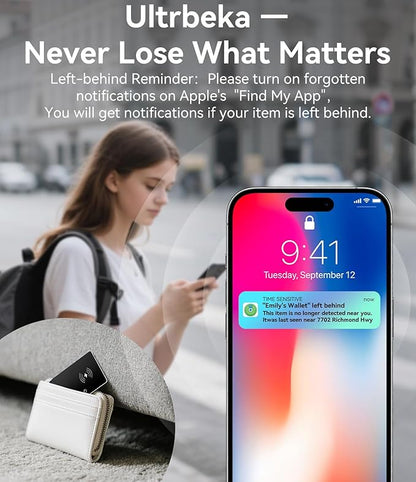Ultra-Thin Air Tag Wallet Tracker Card 0.07in IP68 Waterproof Bluetooth Tracker - Image 6