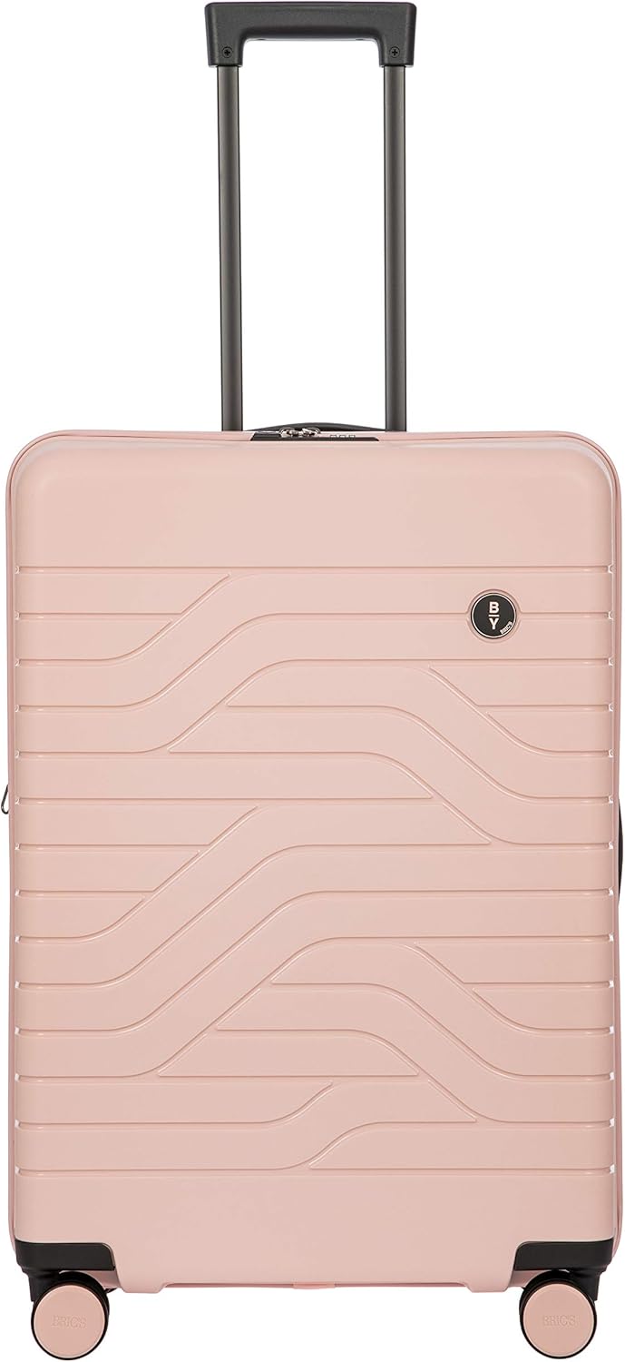 Bric's 28" Expandable Spinner Suitcase - Travel Luggage with TSA-Approved Lock and Hard Shell Exterior - B|Y Ulisse - Pearl Pink