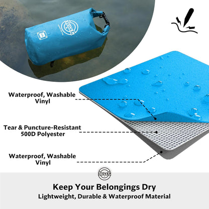 STOVER 5/10/25/30/40/55L Waterproof Backpack- Floating Dry Bag for Kayaking, Travel, Beach, Hiking, & Camping, Men/Women