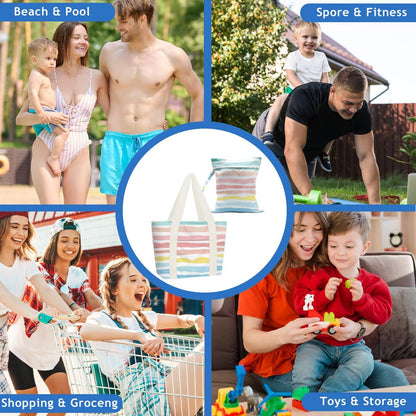 Beach Bags Wet Bag for Swimsuit Tote Bag for Friends Travel Gifts, Aloha Bags Waterproof Vacation Essential