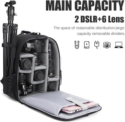 CADeN Camera Backpack Bag Professional - Image 2