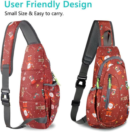 TITECOUGO Small Sling Bag, Lightweight Crossbody Backpack for Men Women, Shoulder Bag for Sports and Outdoor