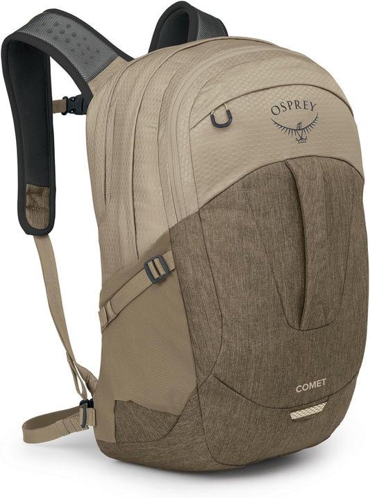 Osprey Comet Laptop Backpack, Alpaca Tan/Latte Brown Heather