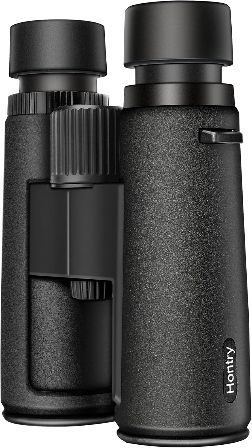 Hontry 10x42 Binoculars with IPX7 Waterproof Protection for Bird Watching, Hunting, Cruise Ship, Travel and Safari