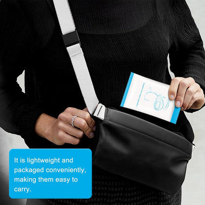 50 Pack Disposable Toilet Seat Cover Waterproof Non-Woven Fabric, Disposable Toilet Seat Covers for Travel, Disposable Seat Covers for Outing Hotel Hospital Public Toilet (Individual Package)