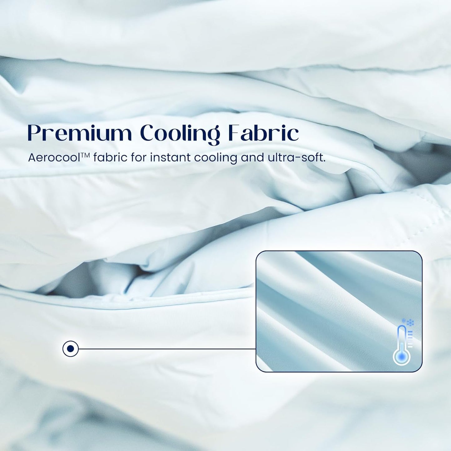Dream Valley® Outlast® Deepsleep Cooling Comforter, Throw Size, NASA-Grade Space Technology Cooling Blanket for Hot Sleepers Night Sweats, Q-Max > 0.45 Aerocool™ Breathable, Mint Macaron, 60"x80"