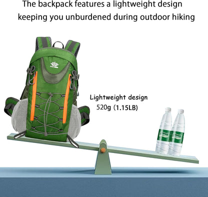 35L Hiking Backpack, Camping Backpack for Adventures, Green