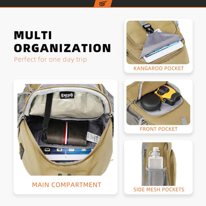 SKYSPER Sling Bag RFID Crossbody Sling Backpack Cross Body Shoulder Bag Travel Hiking Daypack for Women Men