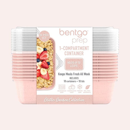 Bentgo 20-Piece Glitter Lightweight, Reusable BPA-Free 1-Compartment Containers - Image 8