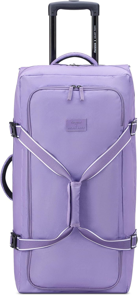 florence by mills Women's Two Wheel Rolling Travel Duffle Bag