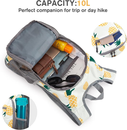 G4Free 10L/15L Hiking Backpack Lightweight Packable Hiking Daypack Small Travel Outdoor Foldable Shoulder Bag