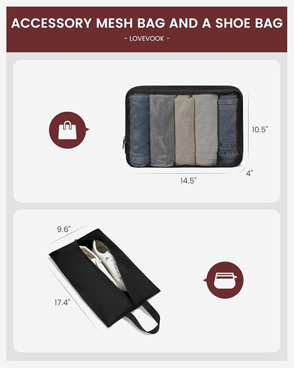 Carry On Luggage 22x14x9 Airline Approved, 22-Inch Suitcases - Image 6