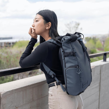 WANDRD All New PRVKE 15L V4 Camera Backpack: Built-In Camera Cube Travel Backpack with Quick Side Access, Rolltop Expansion, Clamshell Opening, Magnetic Tote Handles